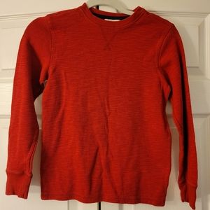 Boys red long sleeve shirt
